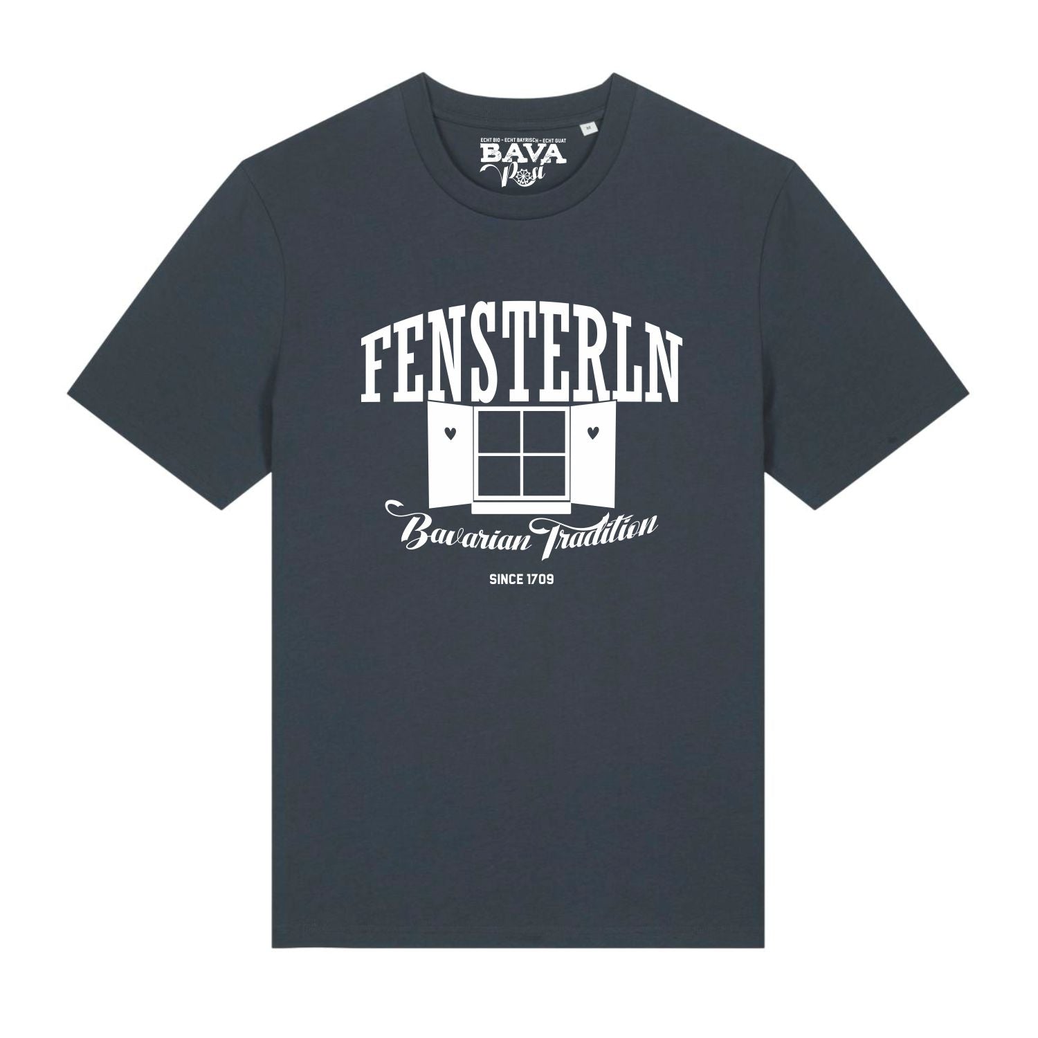 Fensterln T-Shirt BavaRosi Fashion Bayerische T-Shirts Ammersee Starnberger See Tegernsee Füssen Garmisch Rosenheim München Mode Shop