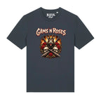 Gams n Roses T-Shirt Guns n Roses BavaRosi Fashion Bayerische T-Shirts Lustig Strawanza München Buadep Augsburg Pfaffenhofen Geisenfeld Schrobenhausen Regensburg Ingolstadt Garmisch Passau Mode Shirts Shop