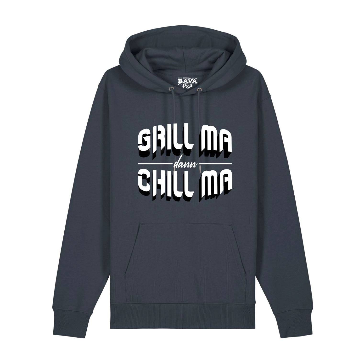 Grill ma dann chill ma Hoodie Bavarosi Fashion