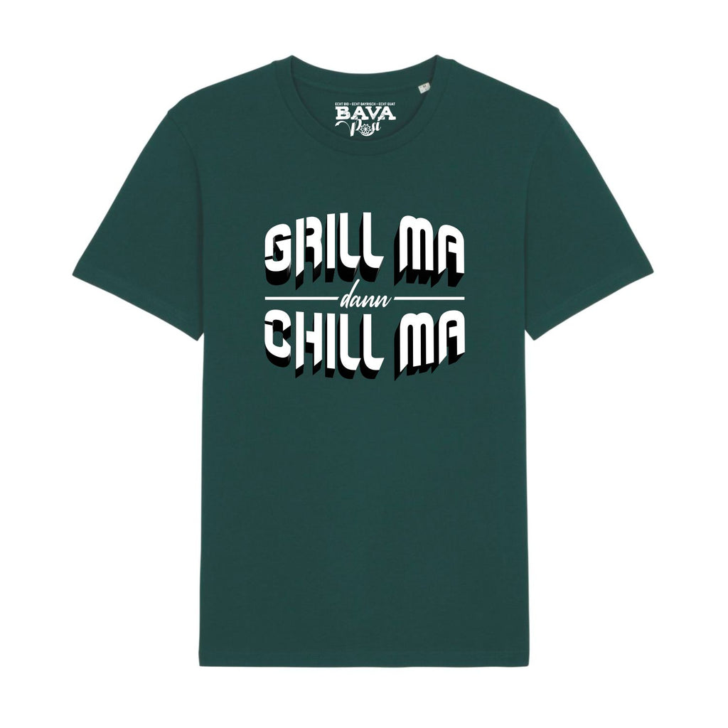 Grill ma dann Chill ma T-Shirt Bavarosi Fashion