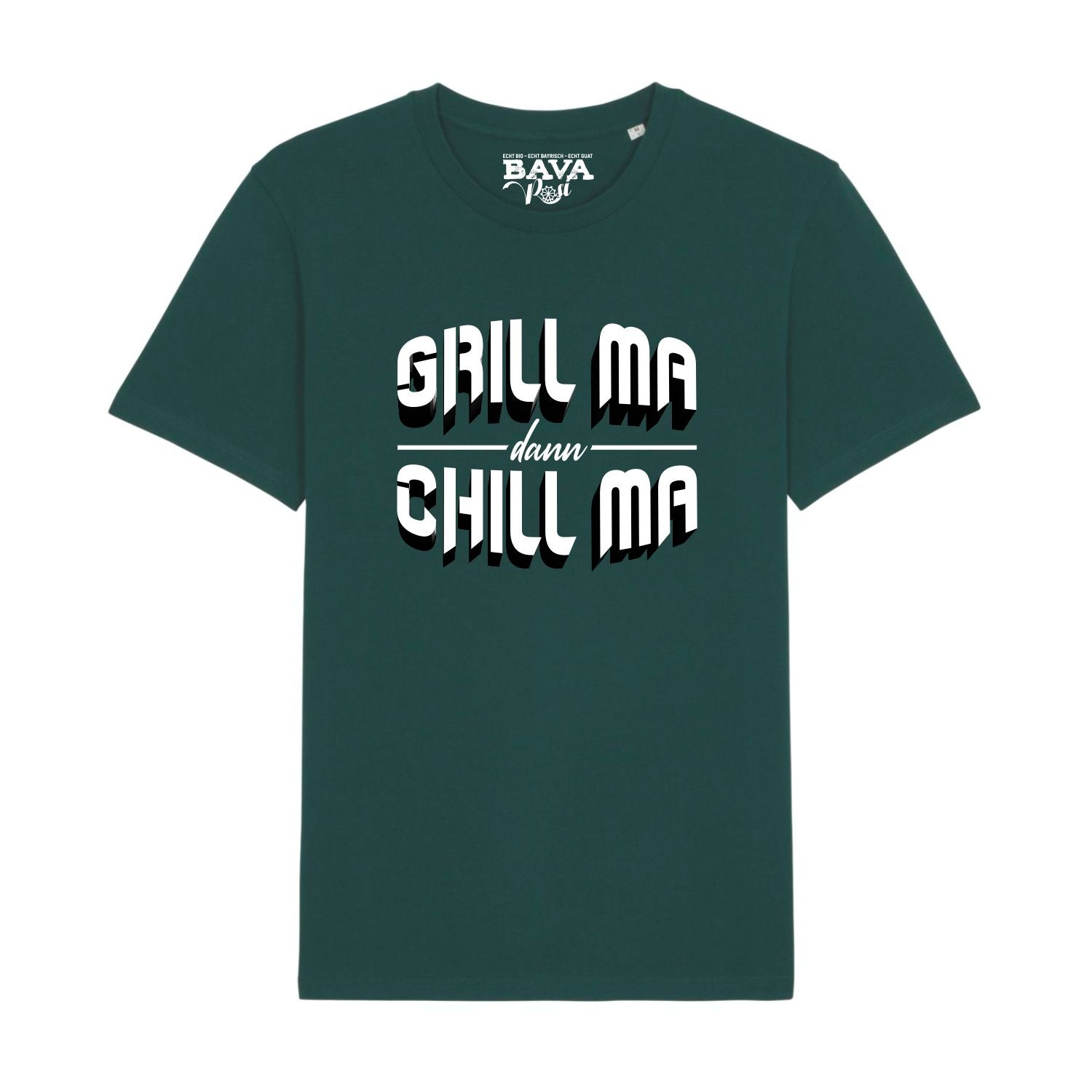 Grill ma dann Chill ma T-Shirt Bavarosi Fashion