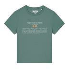 Hoiz voa da Hüttn Damen T-Shirt BavaRosi Fashion Bayerische Damen Shirt Shop München
