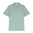 Bayerisches Poloshirt mit Bayernkarte bestickt weiß blau von BavaRosi Fashion Bayerische Poloshirts Tegernsee Starnberger See Ammersee Chiemsee München Regensburg Landshut Shop