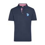 Bayerisches Trachtenpolo mit Bayern Landkarte bestickt von BavaRosi Fashion Bayerische Tracht München Starnberger See Chiemsee Tegernsee Tracht Shop Regensburg