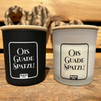 Bayerische Duftkerze Spruchkerze Ois Guade Spatzl Bayerische Kerzen BavaRosi Fashion Shop