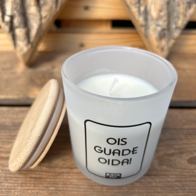 #OISGUADEOIDA Spruchkerze