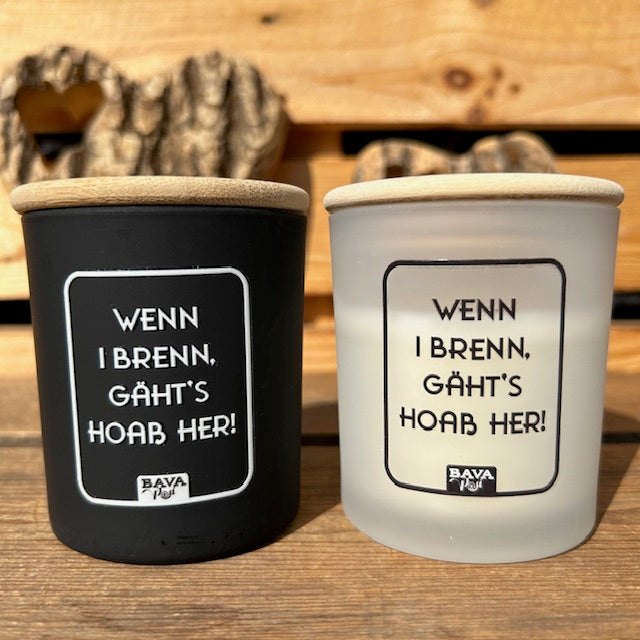 #GÄHTSHOAßHER Spruchkerze