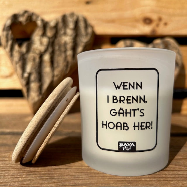 #GÄHTSHOAßHER Spruchkerze