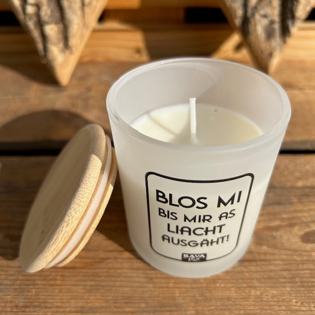 #BLOSMI Spruchkerze