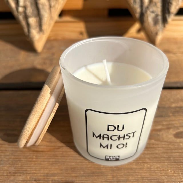 #DUMACHSTMIO Spruchkerze