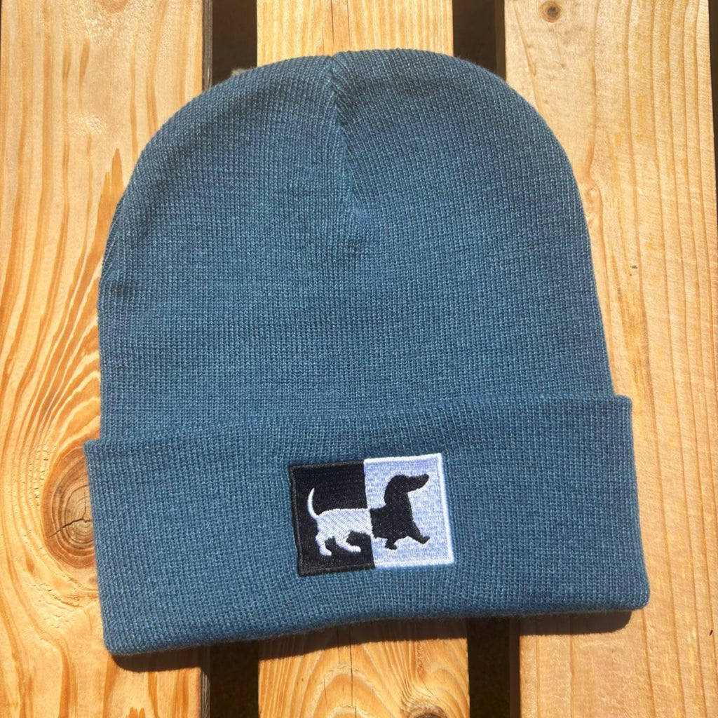 Dackel Mütze Dachshund Mütze von BavaRosi Fashion Hundemütze Mützen mit Hund für alle Dackelfreunde Dackelzüchter Dackelbesitzer und Menschen die Dackel einfach gerne haben Dackel Beanie Dachshund Beanie