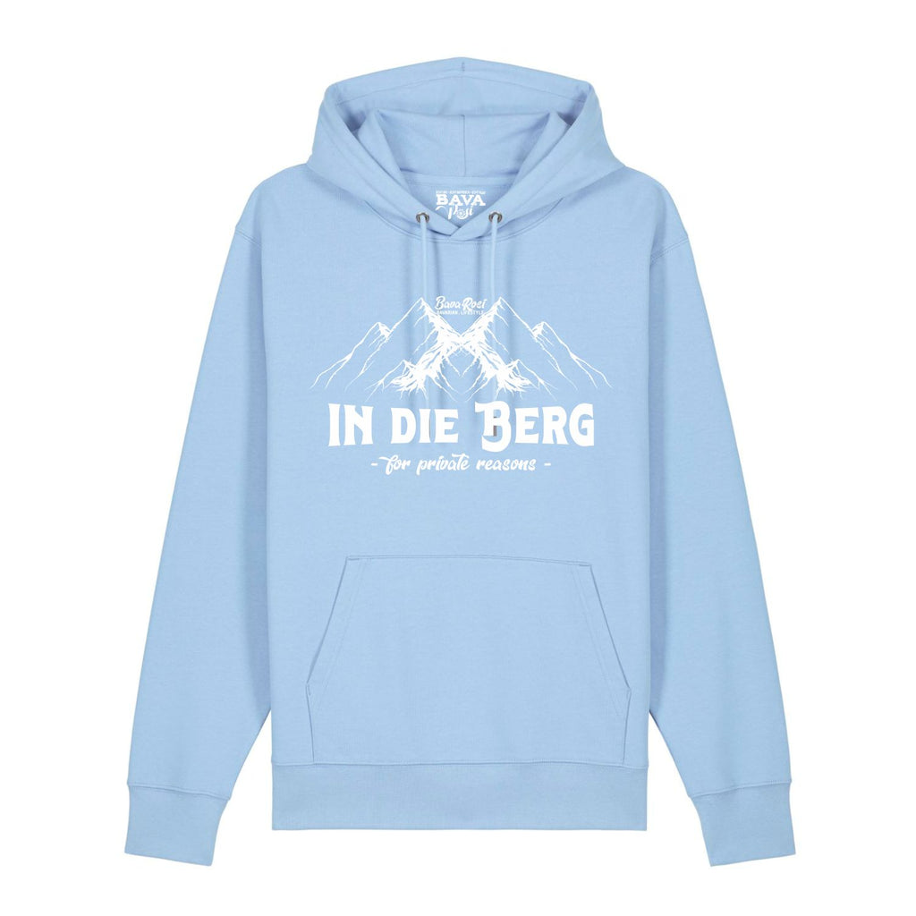 In die Berg Hoodie BavaRosi Fashion Bayerische Hoodies Berge München Füssen Garmisch Mittenwald Landshut Rosenheim Tegernsee Mode Shop