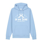 In die Berg Hoodie BavaRosi Fashion Bayerische Hoodies Berge München Füssen Garmisch Mittenwald Landshut Rosenheim Tegernsee Mode Shop