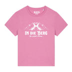 In die Berg Damen Shirt BavaRosi Fashion Bayerisch Damen Shirts München Füssen Freising Landshut Garmisch Rosenheim Mittenwald Mode Shop