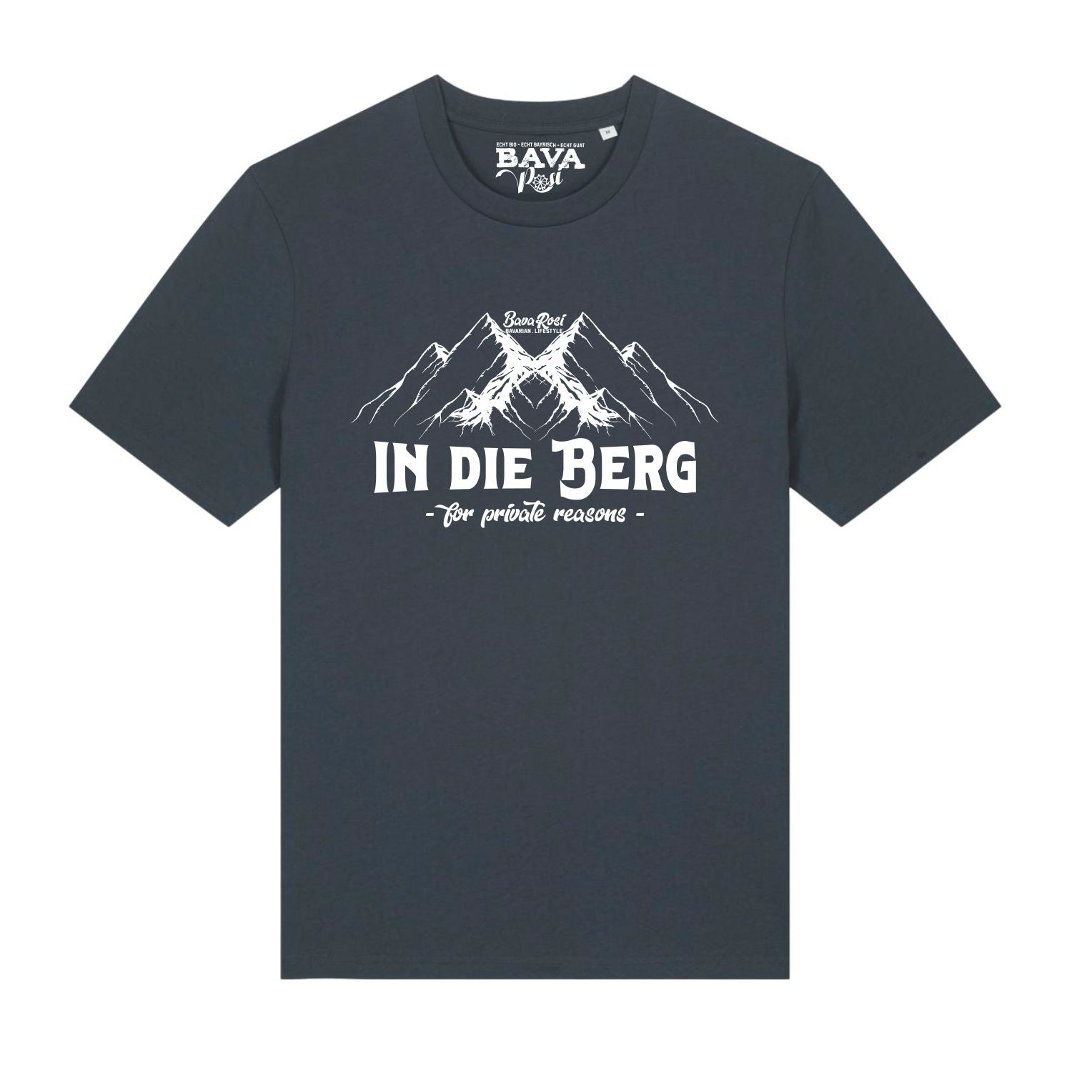 In die Berg T-Shirt BavaRosi Fashion Bayerische T-Shirts Ammersee Starnberger See Tegernsee Füssen Garmisch Rosenheim München Mode Shop