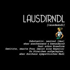 Lausdirndl Text Definition T-Shirts BavaRosi Fashion