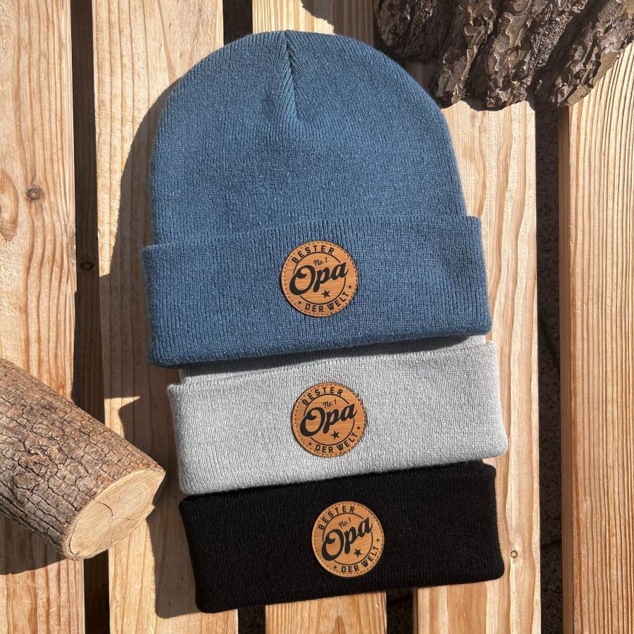 Mütze #OPA Bester der Welt - Bester Opa Beanie | Tolles Geschenk für Großväter zum Geburtstag oder Weihnachten
