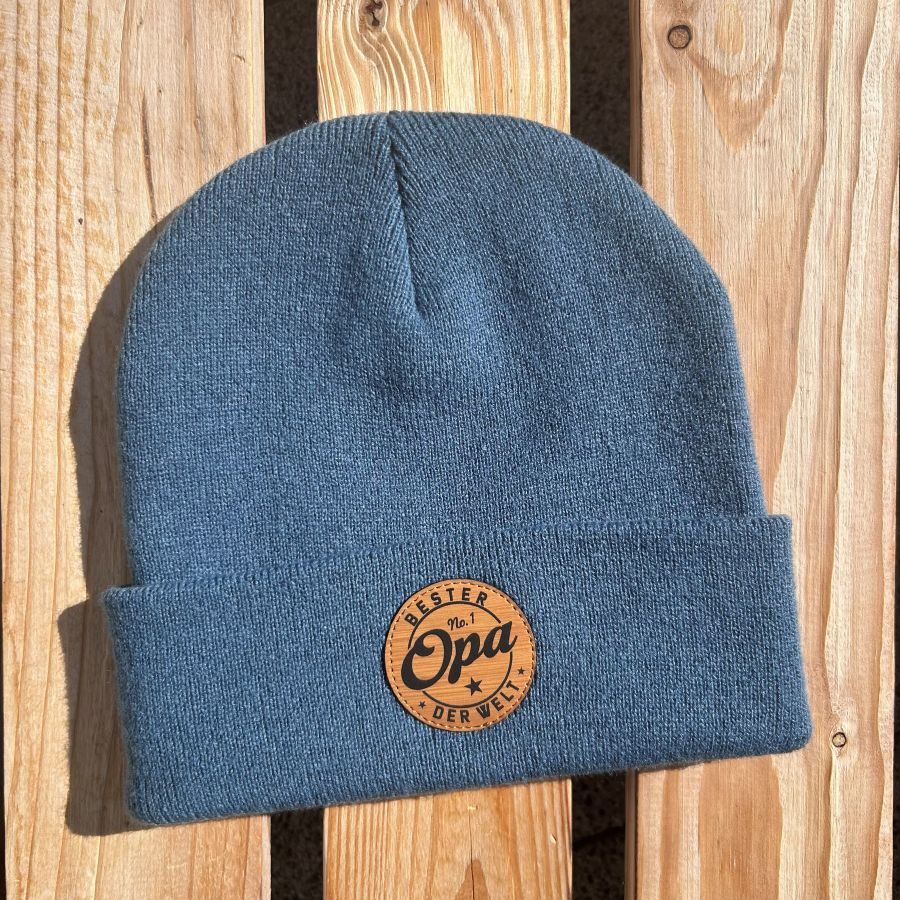 Mütze #OPA Bester der Welt - Bester Opa Beanie | Tolles Geschenk für Großväter zum Geburtstag oder Weihnachten