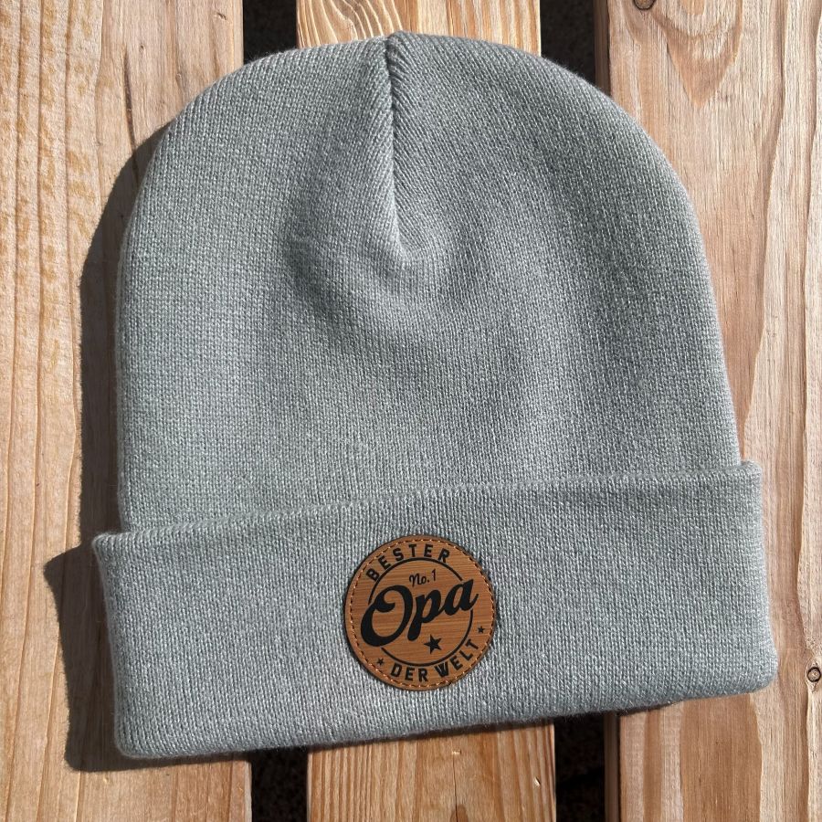 Mütze #OPA Bester der Welt - Bester Opa Beanie | Tolles Geschenk für Großväter zum Geburtstag oder Weihnachten
