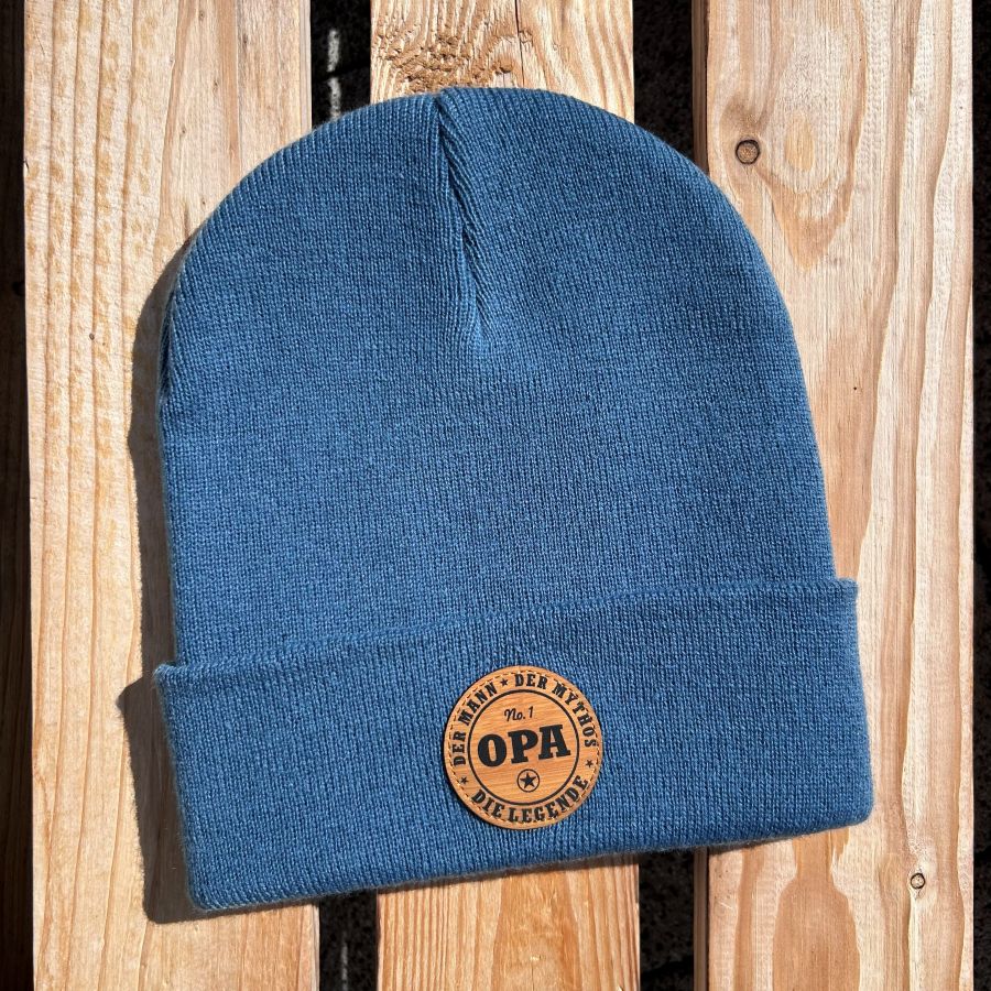Mütze #OPA Die Legende - Opa Beanie mit Spruch | Tolles Geschenk für Großväter zum Geburtstag oder Weihnachten