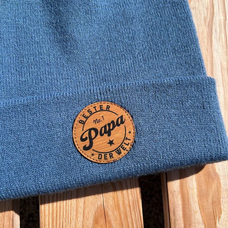 Mütze #PAPA Bester der Welt - Bester Papa Beanie | Tolles Geschenk für Väter zum Geburtstag oder Weihnachten