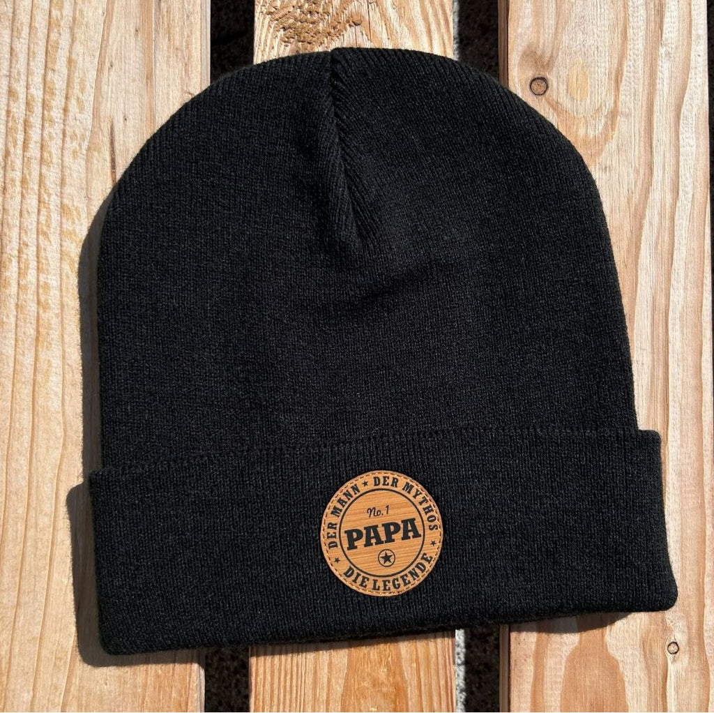 Mütze #PAPA Die Legende - Papa Beanie mit Spruch | Tolles Geschenk für Väter zum Geburtstag oder Weihnachten
