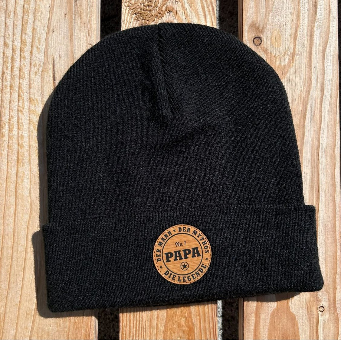 Mütze #PAPA Die Legende - Papa Beanie mit Spruch | Tolles Geschenk für Väter zum Geburtstag oder Weihnachten