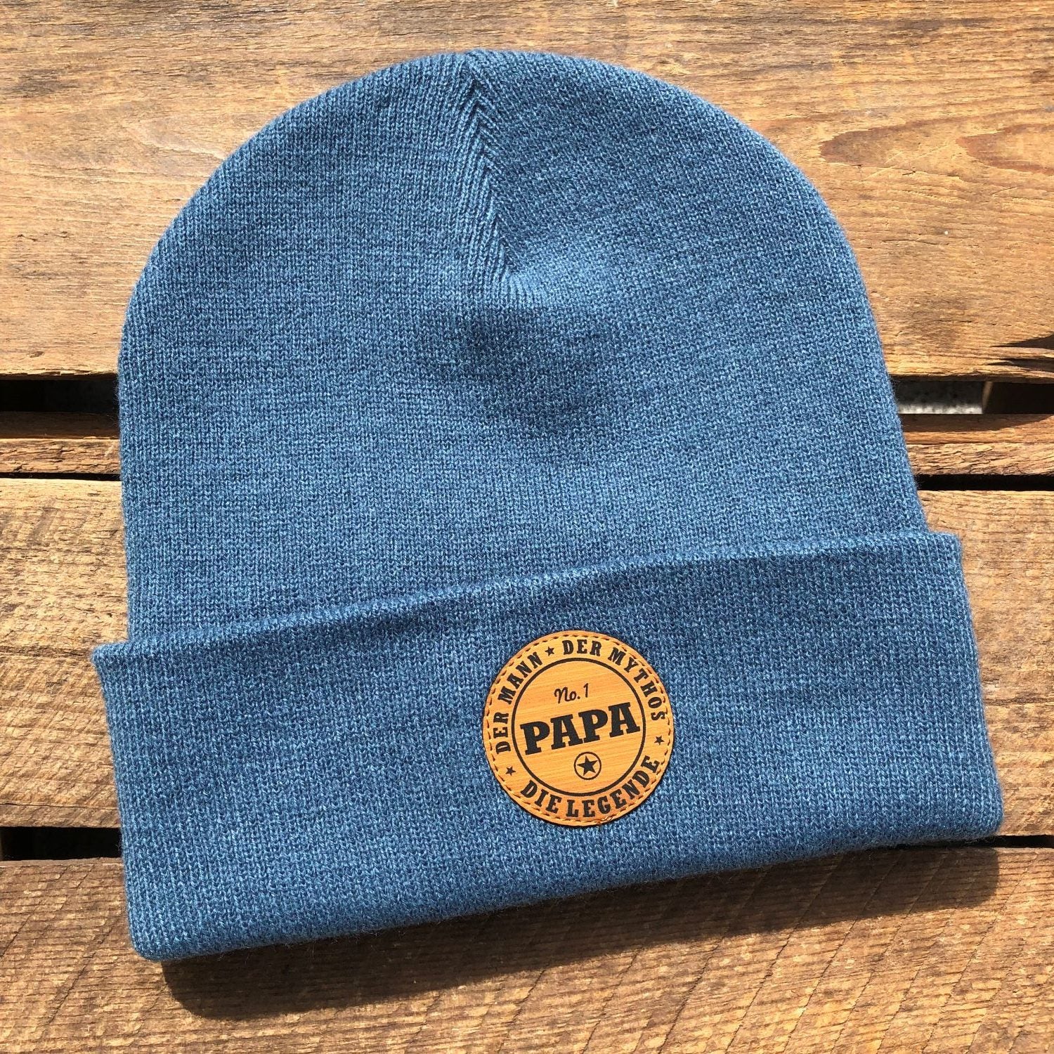 Beanie Mütze Papa Die Legende