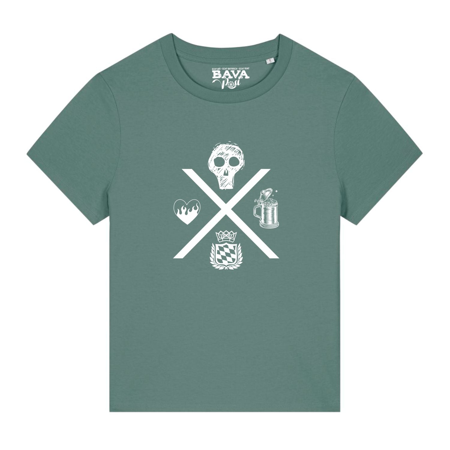Rock n Roll Damenshirt Bavarosi Fashion Bayerische T-Shirts für Frauen