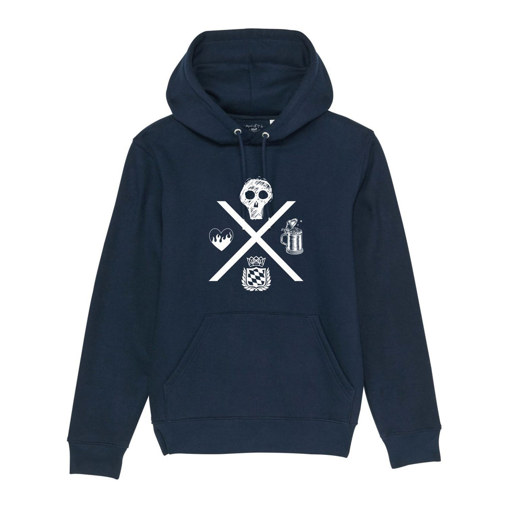 bayerischer Rock n Roll Hoodie Bayern Heavy Metal