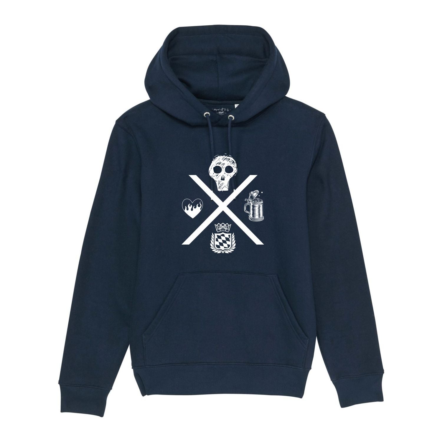 bayerischer Rock n Roll Hoodie Bayern Heavy Metal