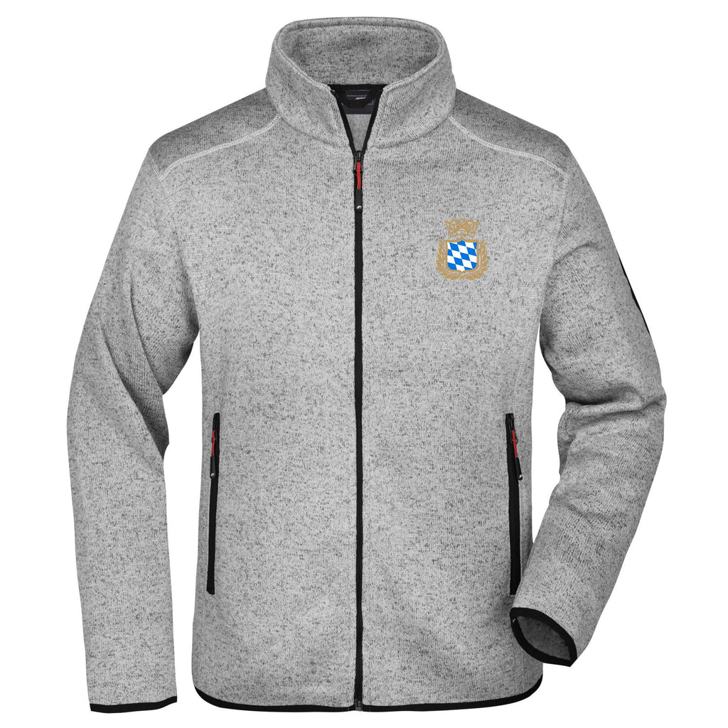 Bayerische Strickejacke mit Bayern Wappen