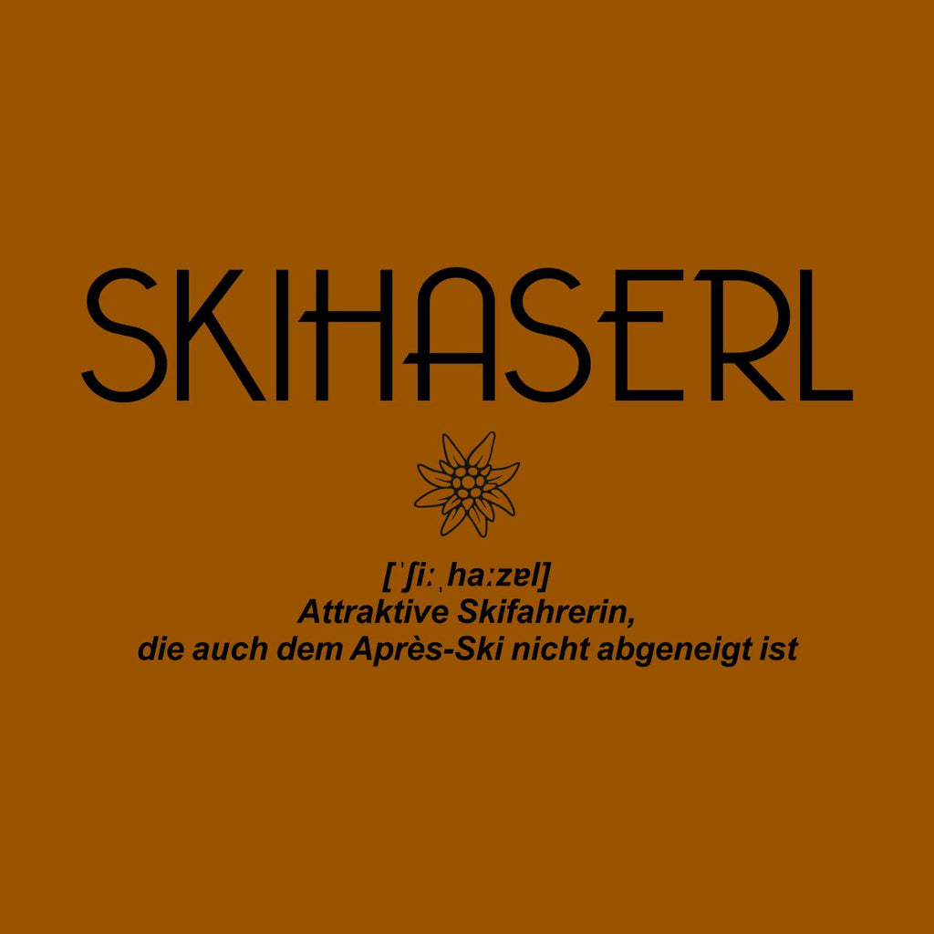 Mützn #SKIHASERL Bayern Beanie mit Lederlabel für Damen | Bayerische Strickmütze