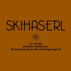 Mützn #SKIHASERL Bayern Beanie mit Lederlabel für Damen | Bayerische Strickmütze