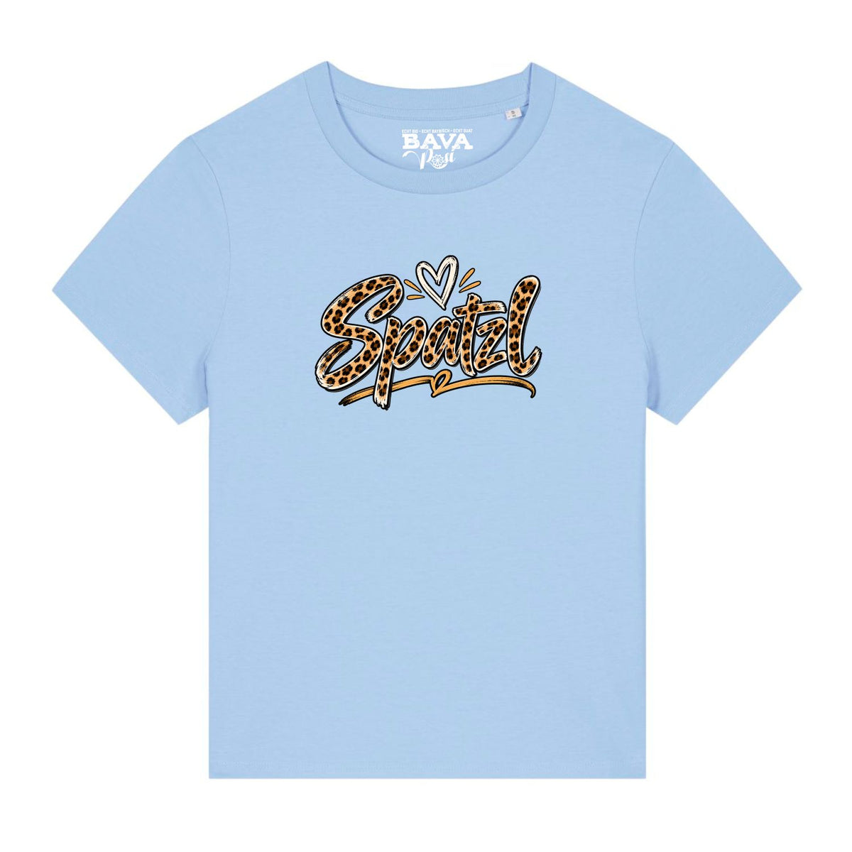 #SPATZL_LEO Damen T-Shirt aus Bio Baumwolle