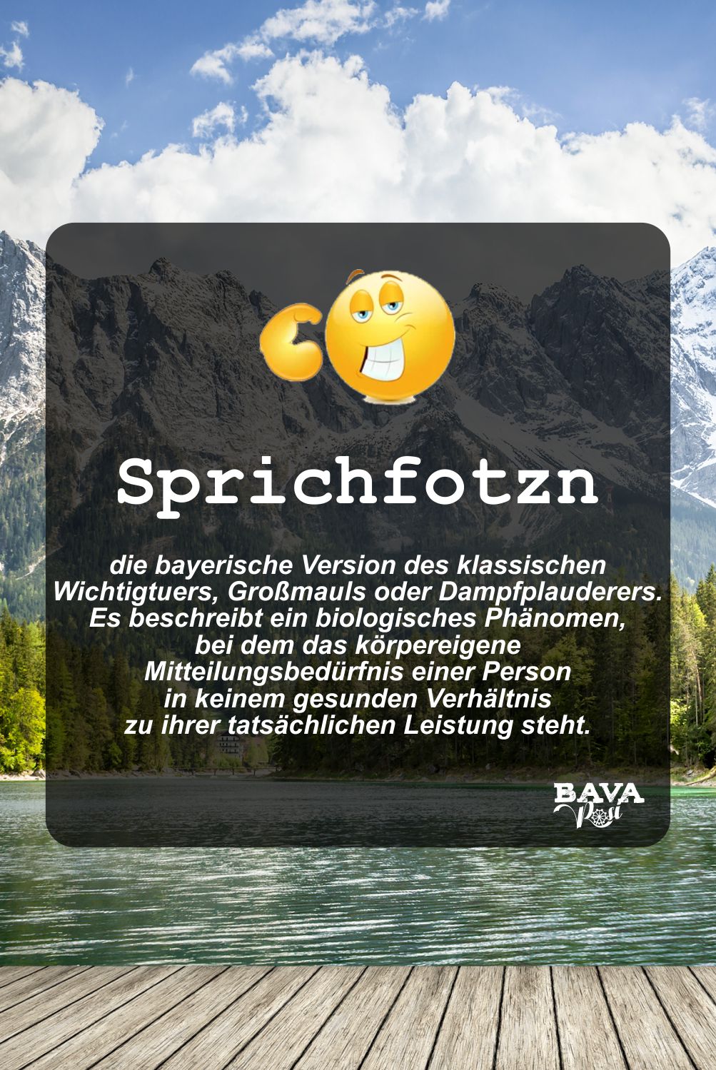 Sprichfotzn Bayerische Flüche und bayerische Schimpfwörter und Beleidigungen BavaRosi Fashion
