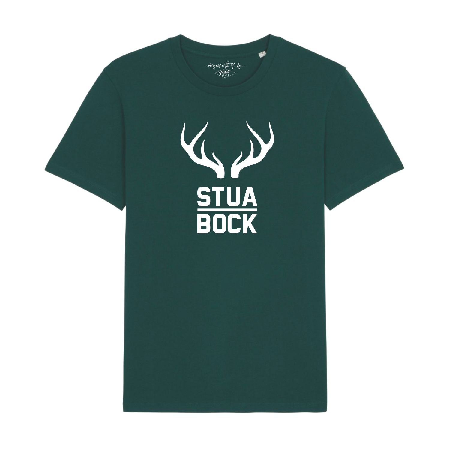 Stua Bock Sturer Bock T-Shirt von BavaRosi Fashion Bayerische T-Shirts Strawanza Bavarian Caps Bayerischer Rebell Typisch bayerische Geschenke München Ingolstadt Regensburg Tegernsee Ammersee Garmisch Landshut Augsburg Geisenfeld Vohburg Pfaffenhofen Schrobenhausen Shirts Mode