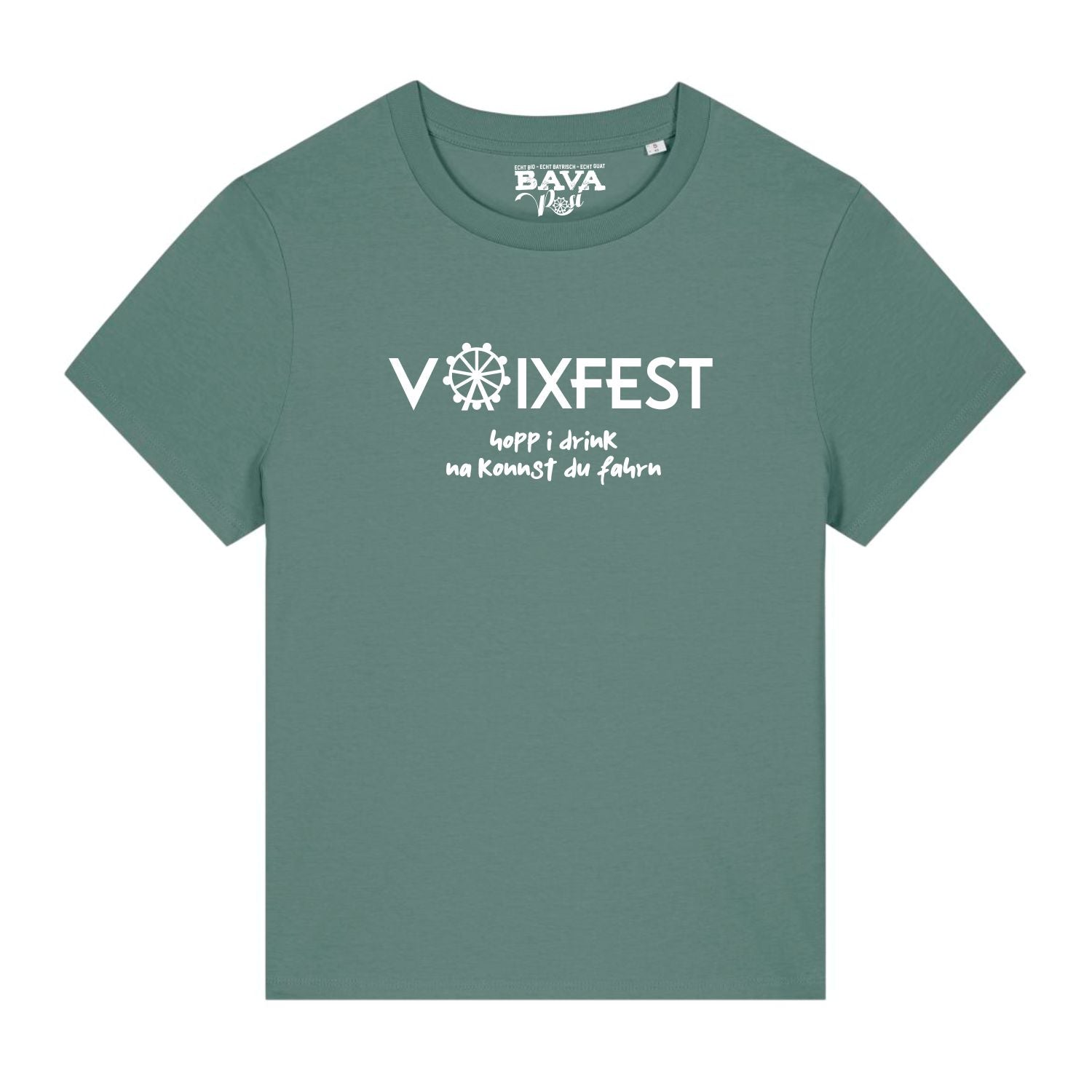 Voixfest Damen T-Shirt BavaRosi Fashion Bayerische Damenshirts Designer Volksfest Wiesn Oktoberfest T-Shirts für Damen