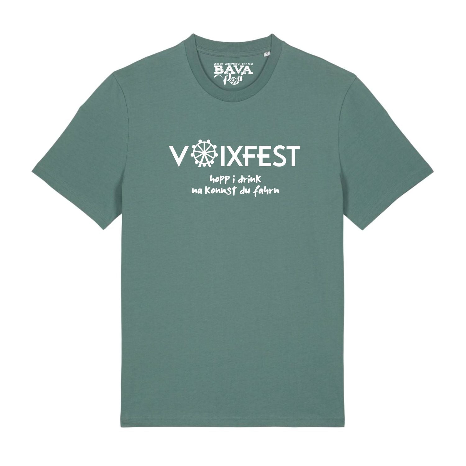 Voixfest T-Shirt Hopp I drink na konnst Du fahrn BavaRosi Fashion Bayerische Shop Volksfest Wiesn Oktoberfest Shirts