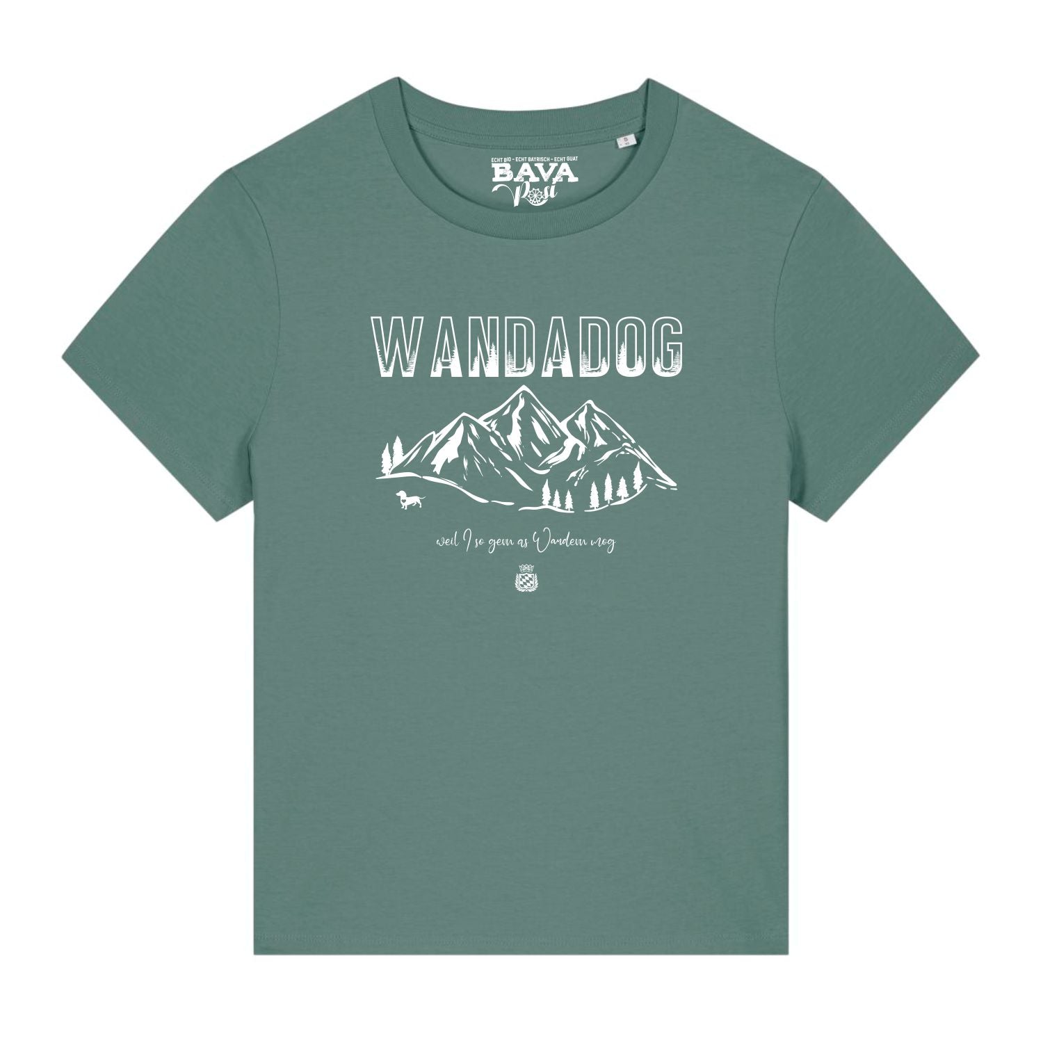Wandadog Damen T-Shirt Wandertag BavaRosi Fashion Bayerische Wandershirts