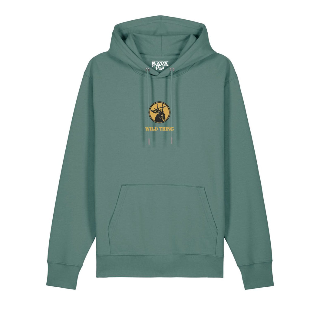 Wolpertinger Hoodie bestickt mit Wolpertinger Motiv Bayerische Hoodies München Ingolstadt Landshut Garmisch Füssen Rosenheim Allgäu Tegernsee Chiemsee Passau Mode Shop