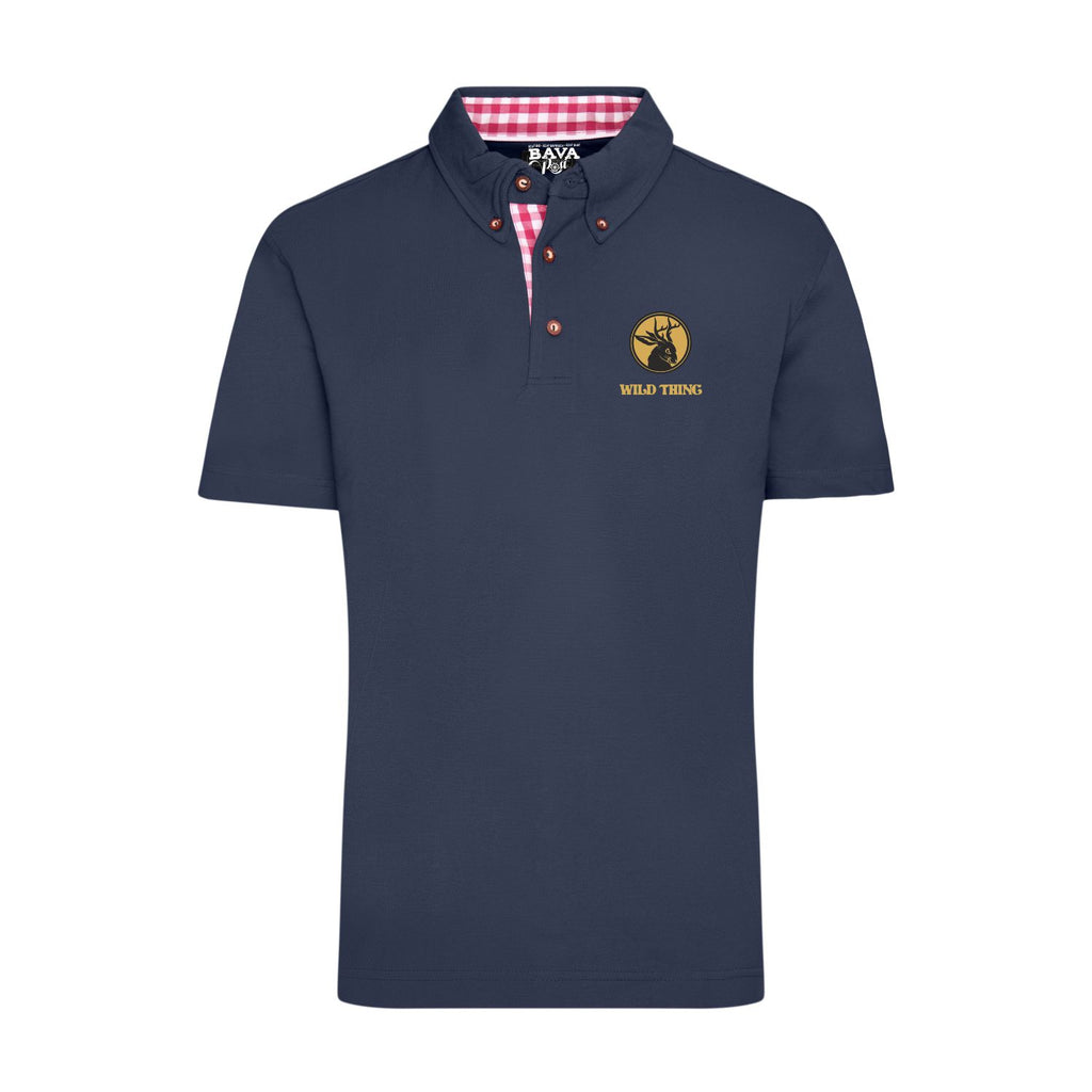Wolpertinger Poloshirt bestickt mit Wolpertinger Motiv Bayerische Polos München Ingolstadt Landshut Garmisch Füssen Rosenheim Allgäu Tegernsee Chiemsee Passau Mode Shop