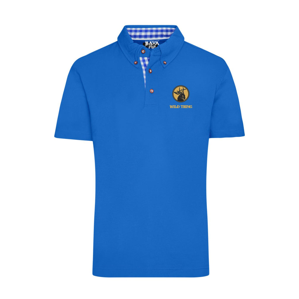 #WOLPERTINGER Stick Trachtenpolo unisex
