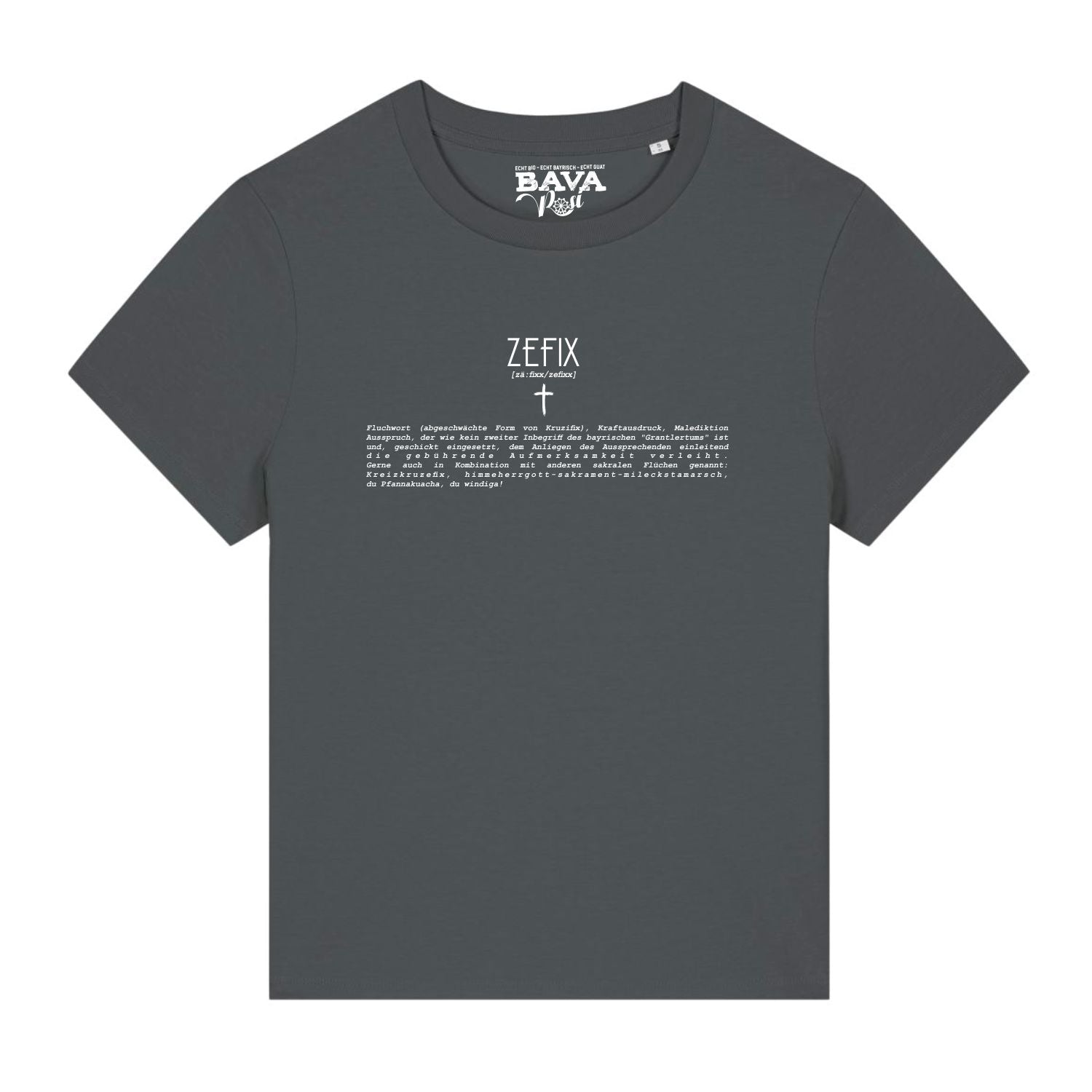 Zefix Lexikon T-Shirt Damen BavaRosi Fashion Bayerische Shirts Shop