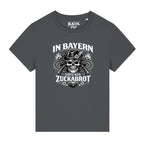 In Bayern gibts koa Zuckerbrot Peitsche Damen Shirt BavaRosi Fashion Bayerische Damenshirts Lustig Buadep Strawanza München Augsburg Pfaffenhofen Geisenfeld Schrobenhausen Regensburg Ingolstadt Garmisch Passau Damenmode Shirts Shop