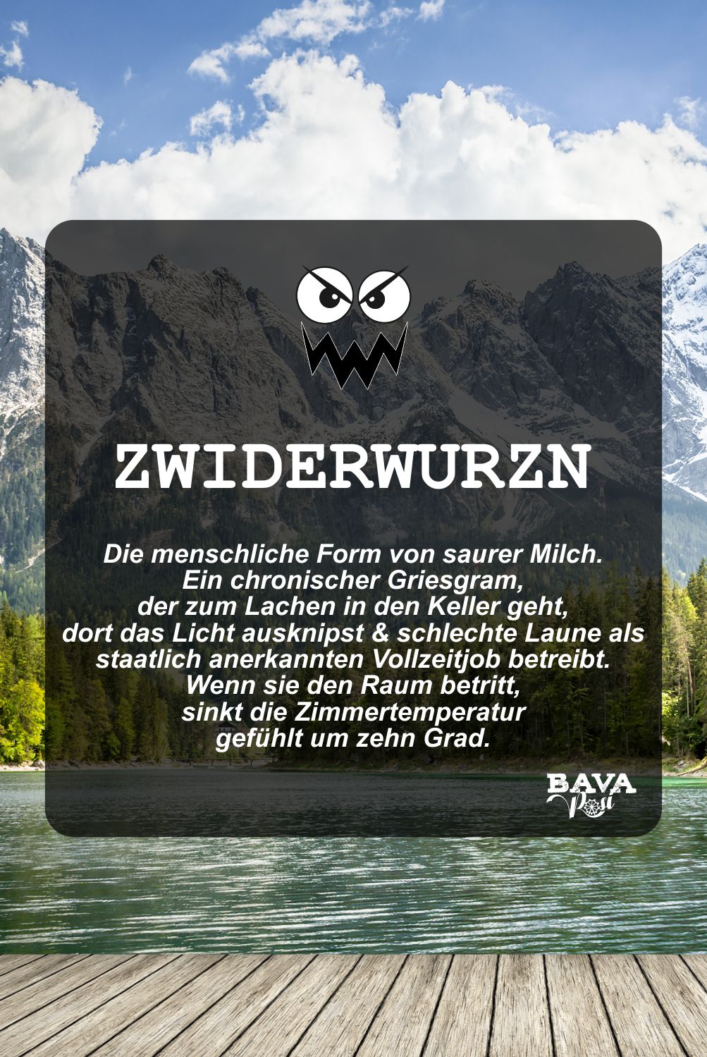 Zwiderwurzn Bayerische Flüche und bayerische Schimpfwörter und Beleidigungen BavaRosi Fashion
