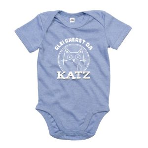 Glei gherst da Katz Baby Body mundart fashion