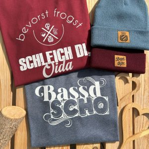 Bassd Scho T-Shirt BavaRosi Fashion Bayerische T-Shirts Mode Strawanza Moda di Bavaria München Augsburg Tegernsee Ingolstadt Mode