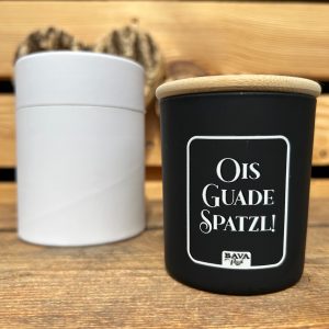 Bayerische Kerze Ois Guade Spatzl Geburtstagskerze mit bayerischen Sprüchen von BavaRosi Fashion Bayerische Kerzen Geisenfeld Pfaffenhofen Ingolstadt Schrobenhausen München Kehlheim Regensburg Shop
