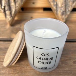 Bayerische Kerze Ois Guade Oida Geburtstagskerze mit bayerischen Sprüchen von BavaRosi Fashion Bayerische Kerzen Geisenfeld Pfaffenhofen Ingolstadt Schrobenhausen München Kehlheim Regensburg Shop
